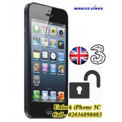 iPhone 5C Unlocking - 3 Network UK